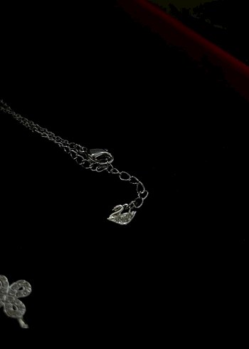 Altın Renkli Anahtar Figürlü Midi Kolye@swarovski - Görsel 2