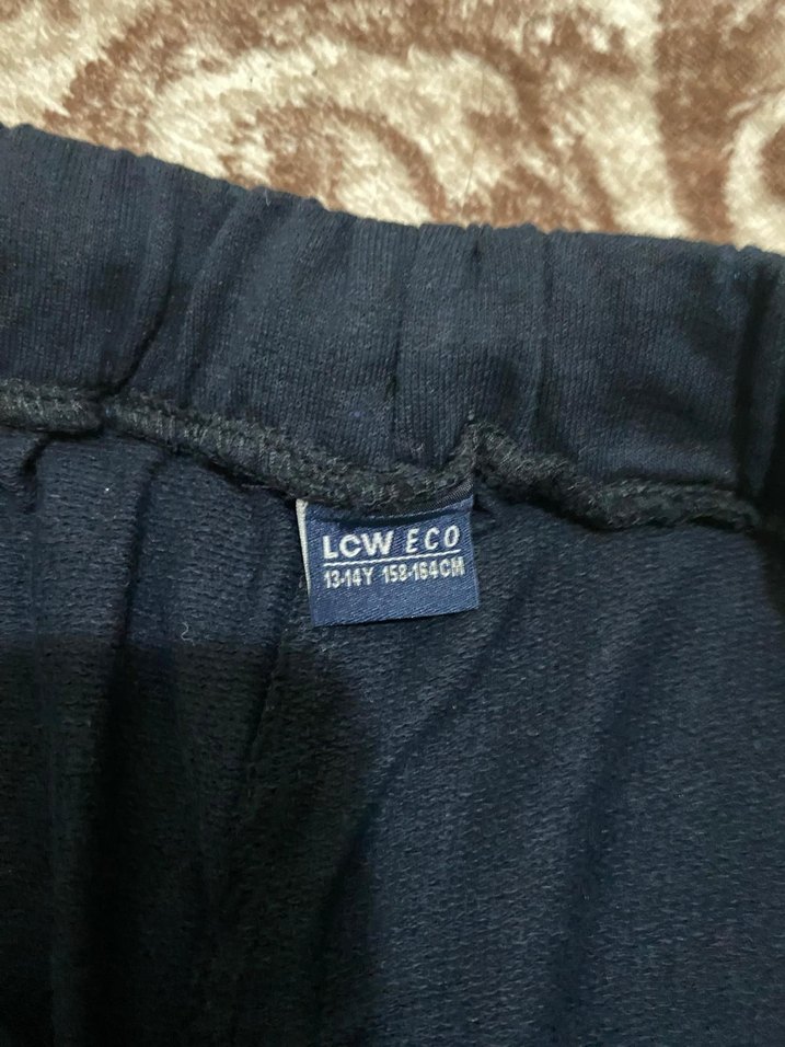 Kadın Lacivert Baskılı Rahat Eşofman Altı - Görsel 2