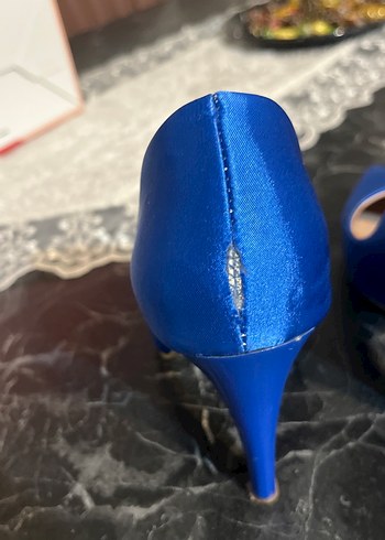 39 Beden mavi Renk Mavi Tokalı Stiletto Kadın Ayakkabı