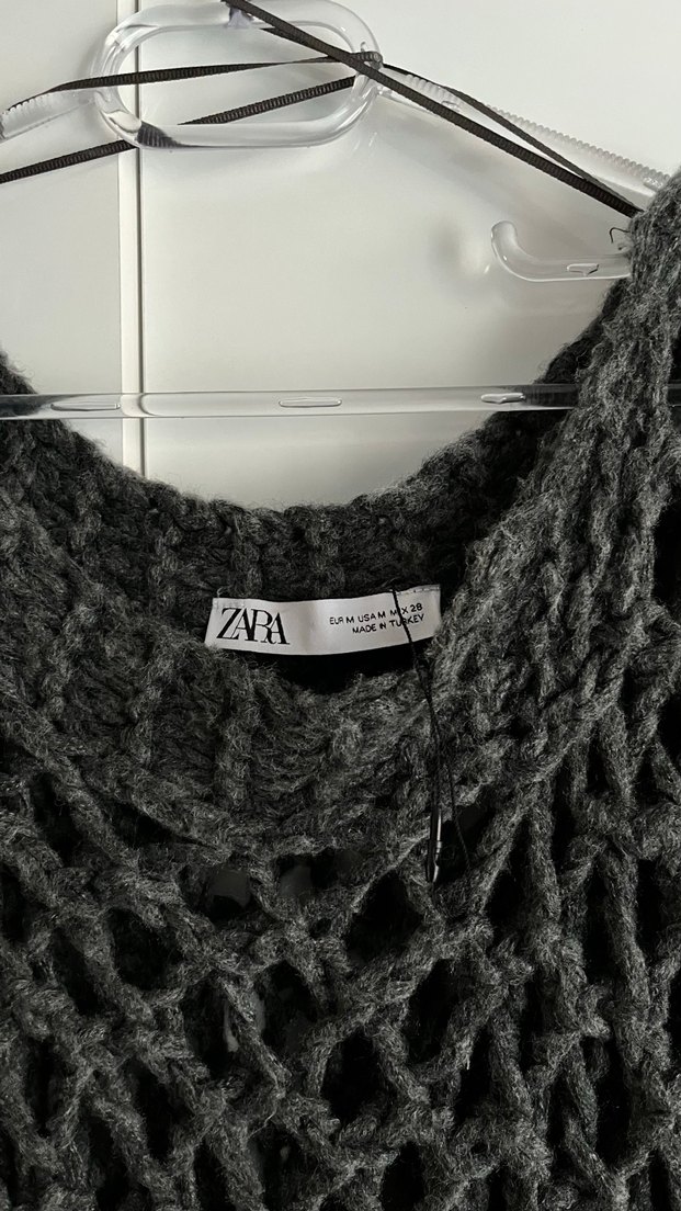 Zara Örgü Panço - Görsel 3