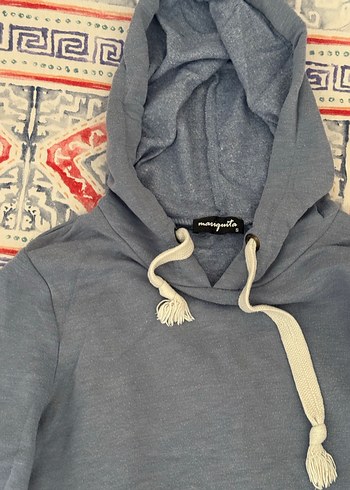 Diğer Gri Kapüşonlu Kadın Sweatshirt