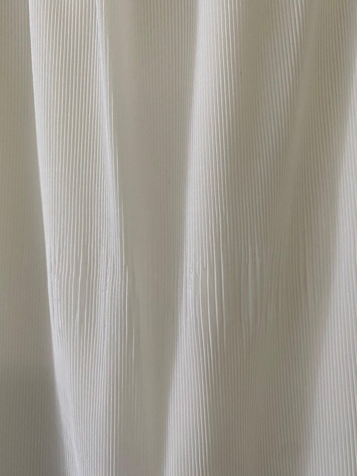 Beyaz Pileli Uzun Kadın Etek - Görsel 3