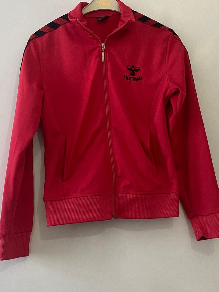 Pembe Fermuarlı Kadın Spor Eşofman - Görsel 3