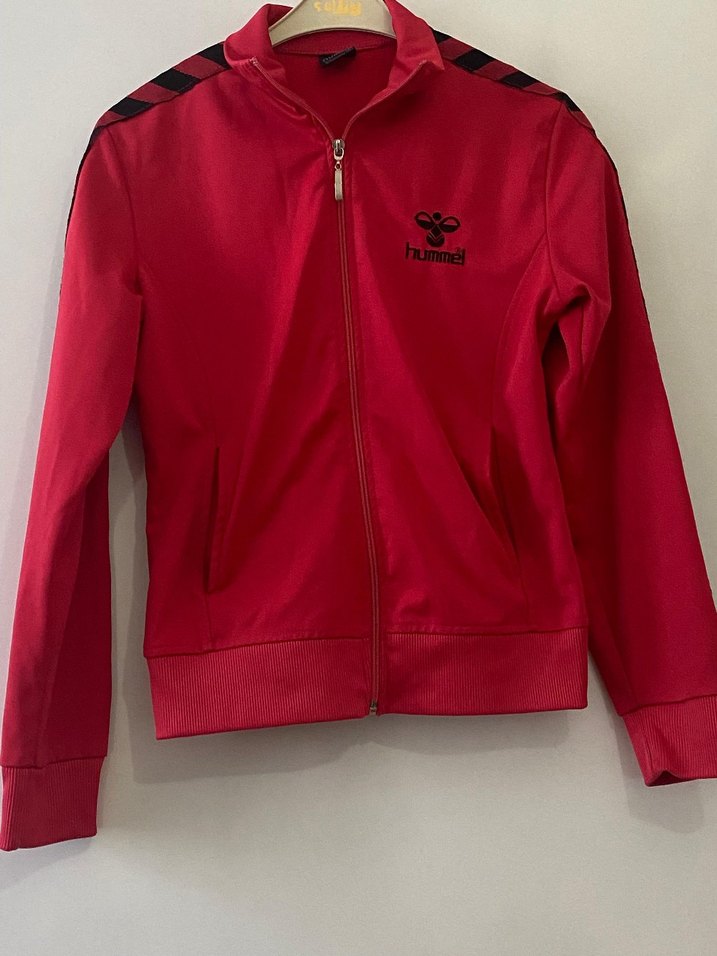 Pembe Fermuarlı Kadın Spor Eşofman - Görsel 2