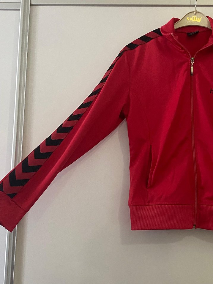 Pembe Fermuarlı Kadın Spor Eşofman - Görsel 5