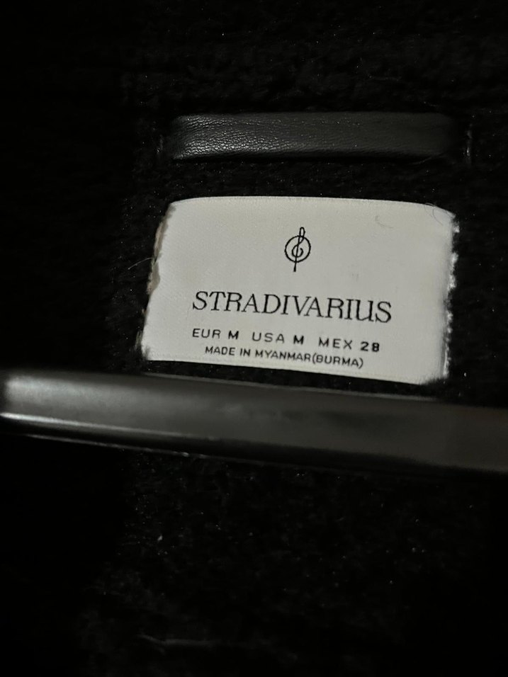 Kürk Detaylı Siyah Deri Biker Ceket - Görsel 3