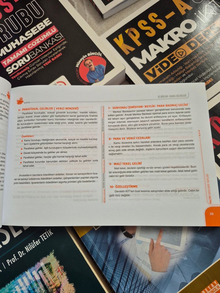KPSS-A Grubu Maliye Video Ders Notları Kitabı - Görsel 4