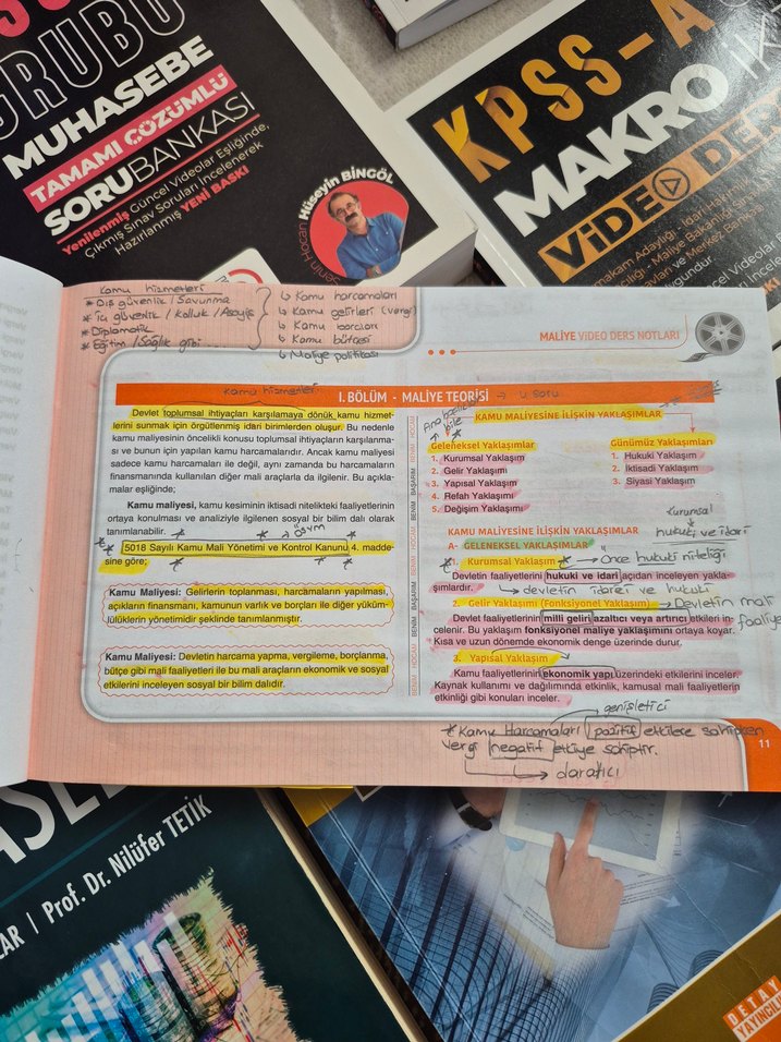 KPSS-A Grubu Maliye Video Ders Notları Kitabı - Görsel 2