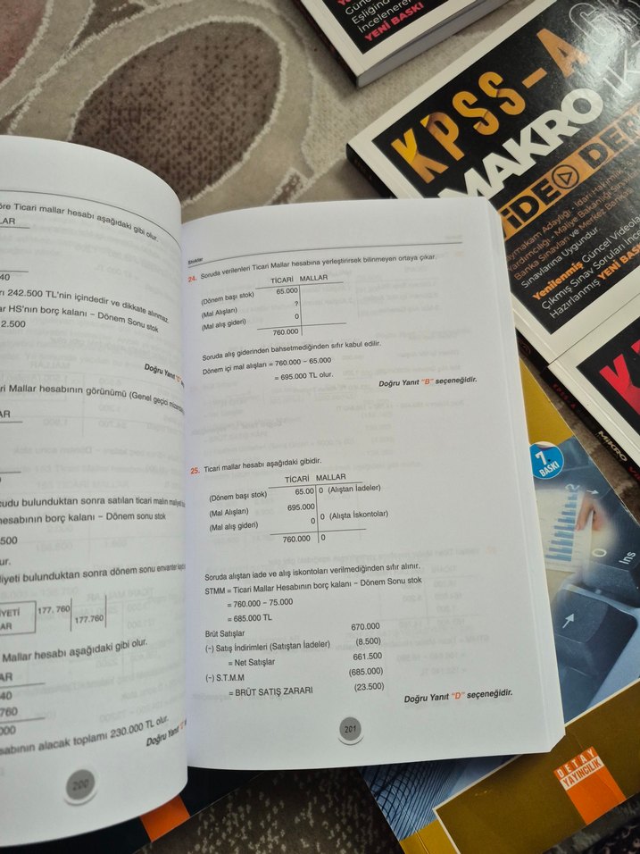 KPSS-A Grubu Muhasebe Soru Bankası Tamamı Çözümlü - Görsel 4