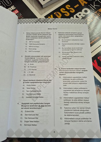 Optimus Maliye Soru Bankası - Tamamı Çözümlü - Görsel 2