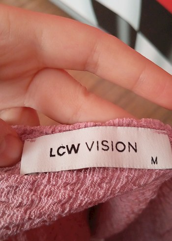 Pembe Örgü Askılı Bluz - Görsel 2