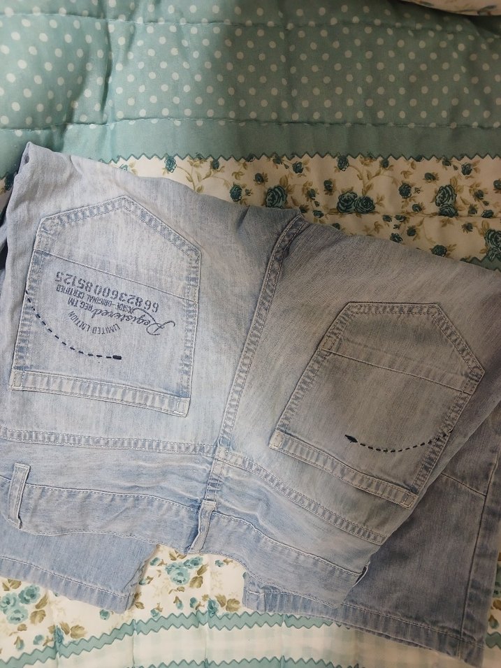 Mavi Rahat Kesim Midi Kadın Kot Kapri - Görsel 3