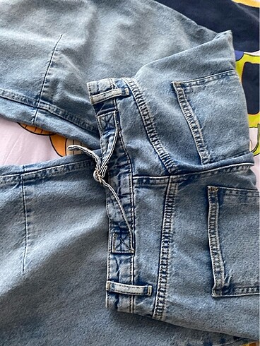 Defacto Beli kemer detaylı balon fit jean