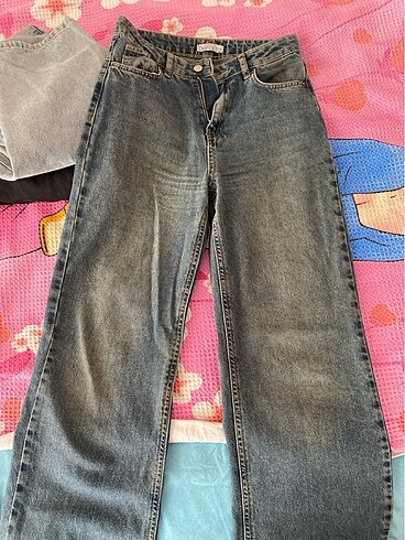 Defacto vintage eskitme detaylı jean