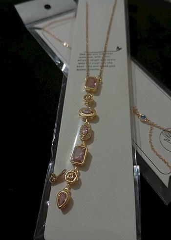 Zincir Detaylı Uzun Y Kolye - Görsel 4