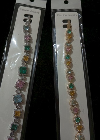 Renkli İşlemeli Payetli Kadın Bileklik - Görsel 7