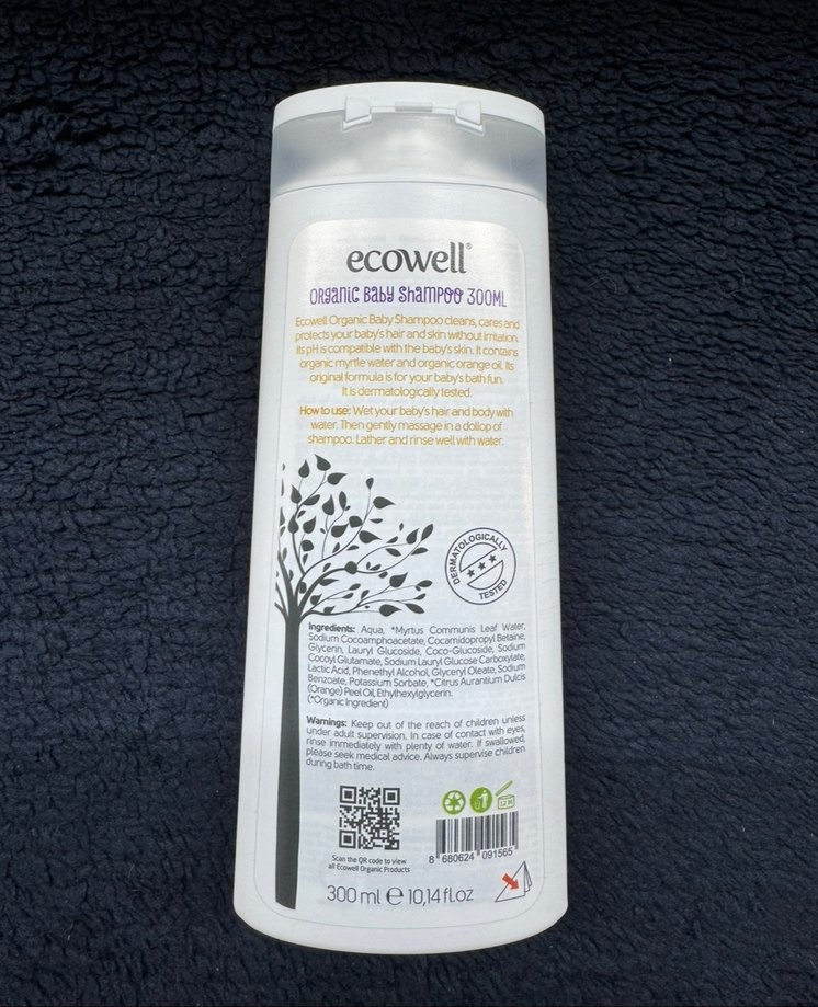 Ecowell Organik Bebek Şampuanı - Görsel 2