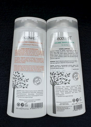 Diğer Ecowell Organik Şampuan ve Saç Kremi
