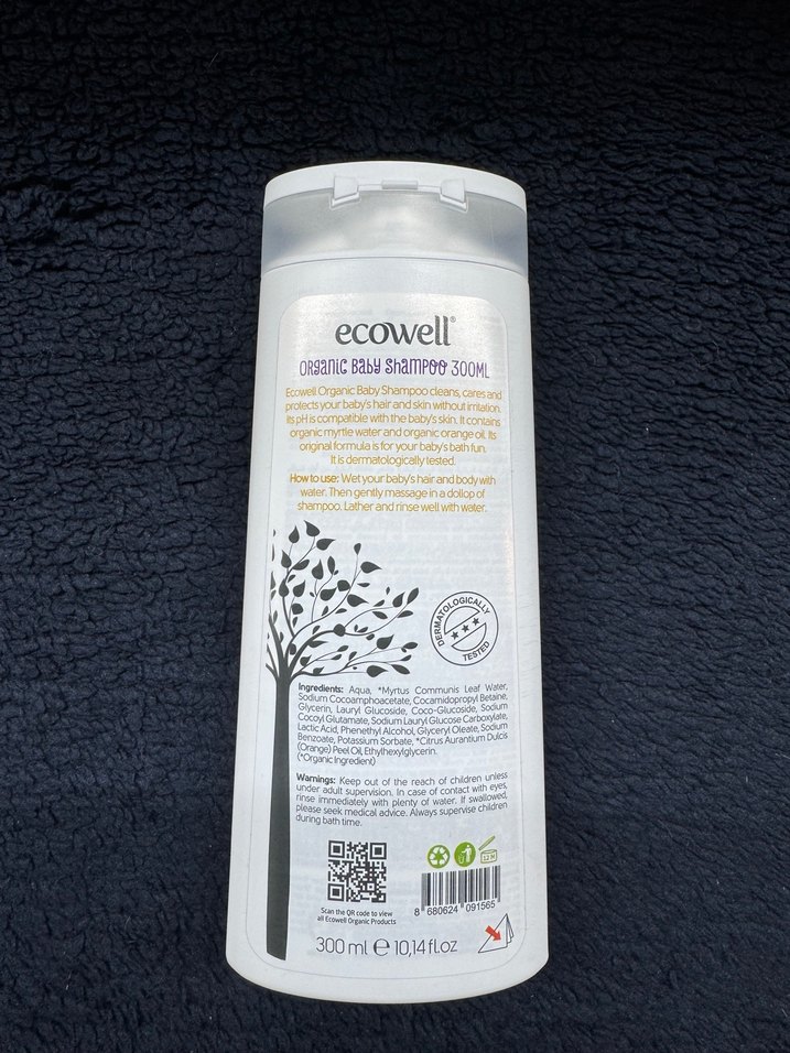 Ecowell Organik Bebek Şampuanı - Görsel 2