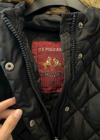 Kadın Siyah Uzun Kürklü Kış Montu - Görsel 3