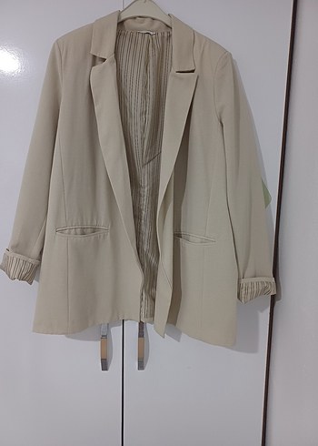Defacto Bej Kadın Blazer Ceket