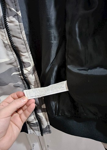 Gri Kamuflaj Erkek Ceket - Görsel 4