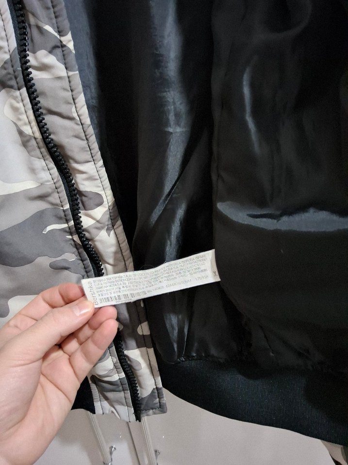 Gri Kamuflaj Erkek Ceket - Görsel 4