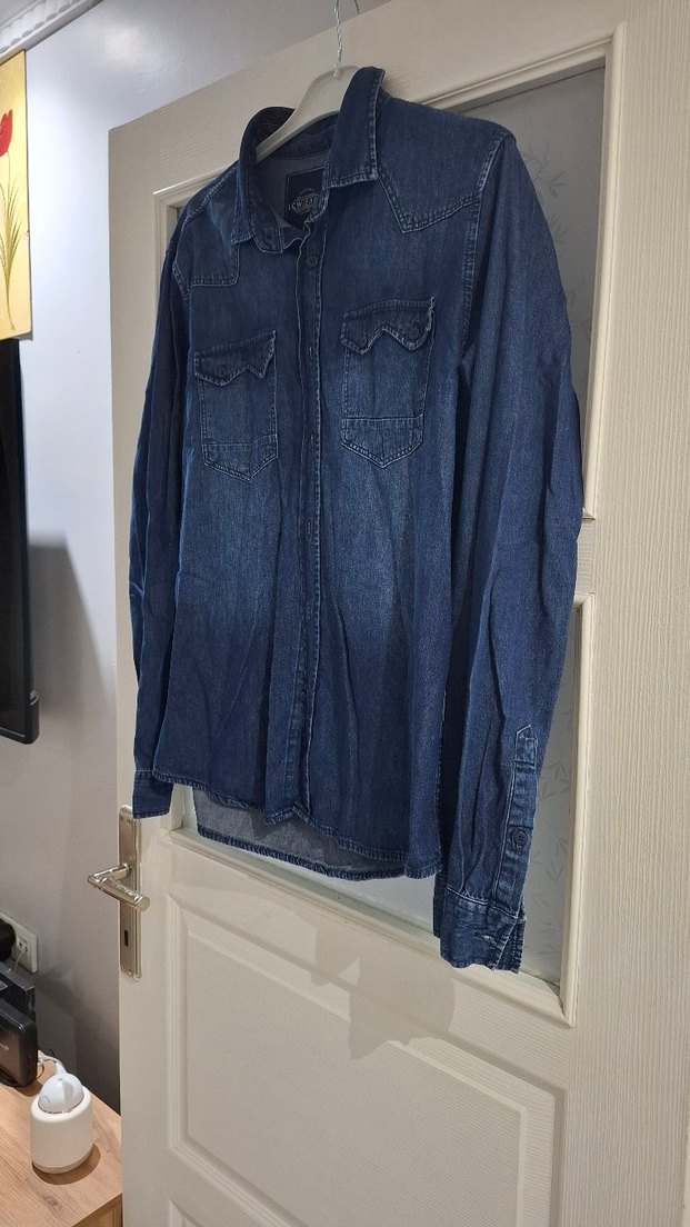 erkek kot gömlek - Görsel 5