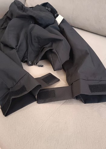 Erkek Siyah Fermuarlı yağmurluk rüzgarlık - Görsel 3