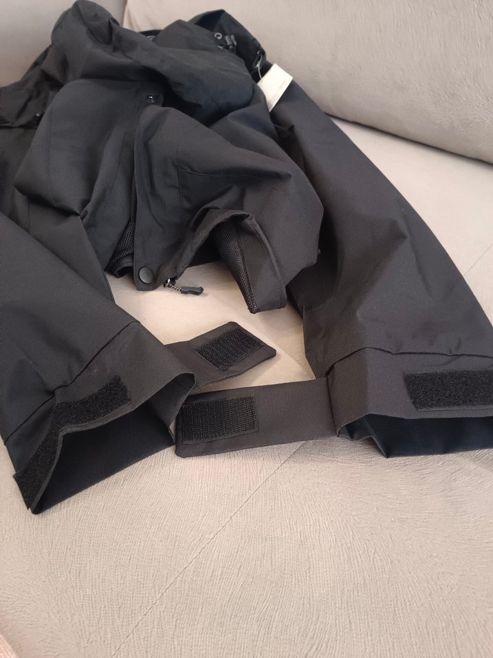 Erkek Siyah Fermuarlı yağmurluk rüzgarlık - Görsel 3