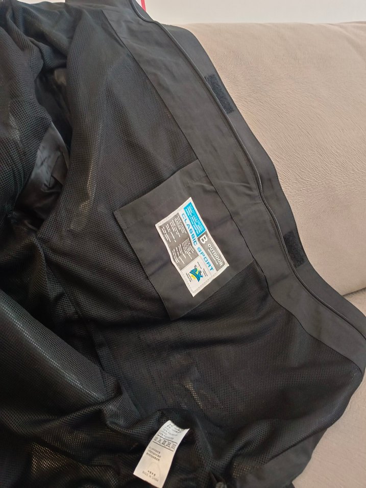 Erkek Siyah Fermuarlı yağmurluk rüzgarlık - Görsel 2