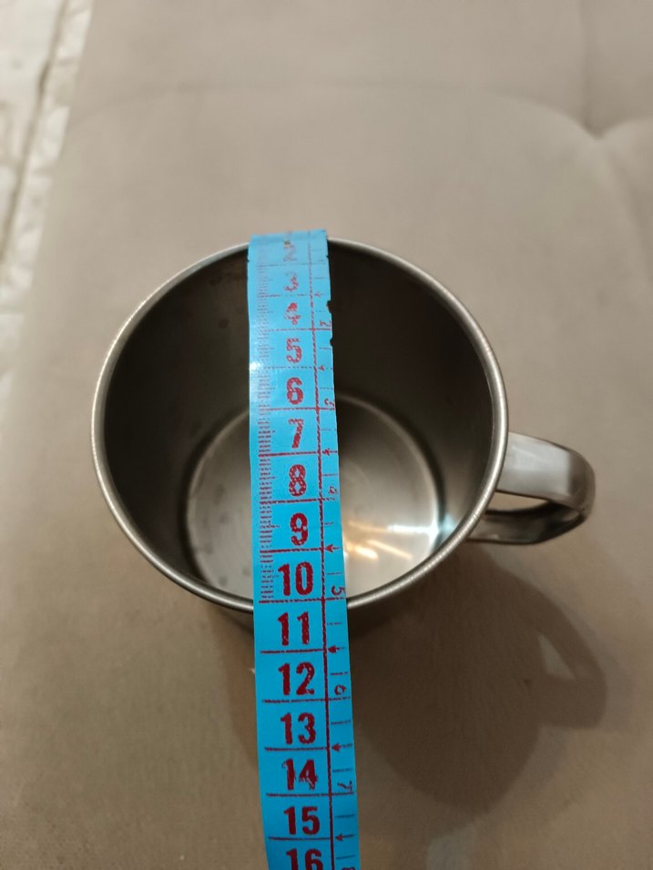 Gri Metal Kulplu Çelik Kupa - Görsel 2