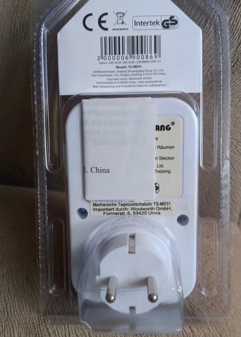 Beyaz Mekanik Zamanlayıcı Priz - Görsel 2