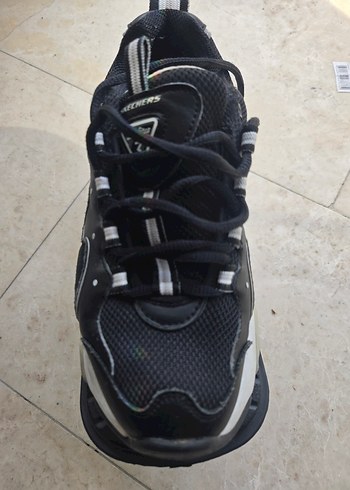 Skechers Siyah Gri Spor Sneakers 37 - Görsel 4