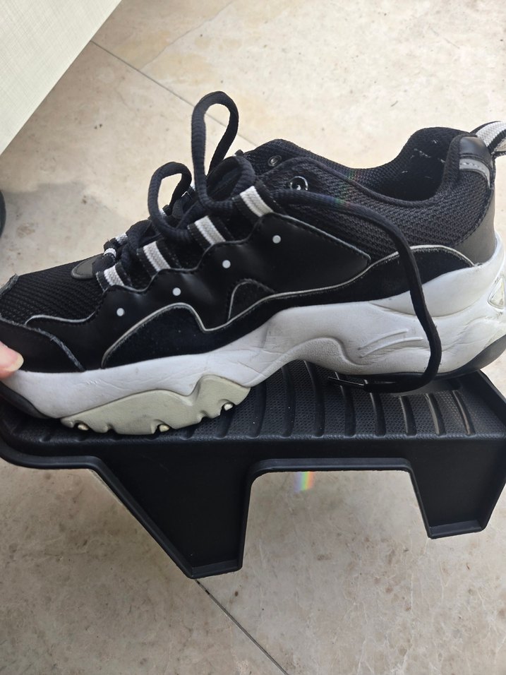 Skechers Siyah Gri Spor Sneakers 37 - Görsel 3