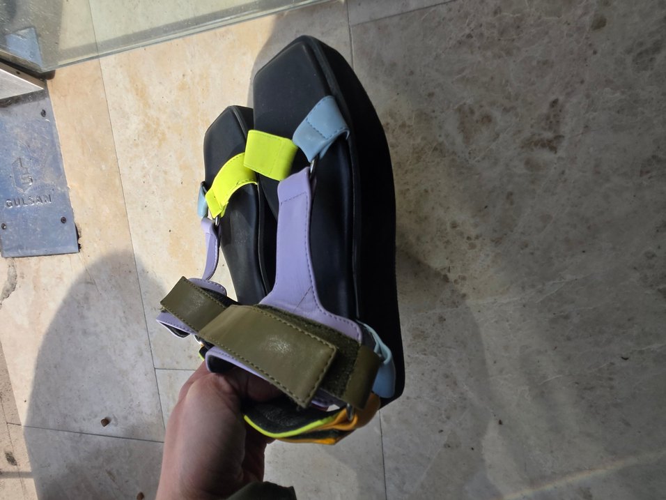 Twist Pastel Renkli Kadın Dolgu Topuklu Sandalet 37 - Görsel 3