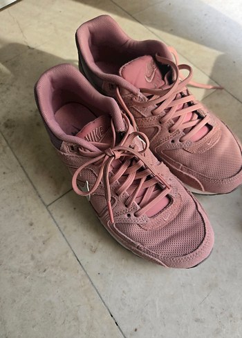 Nike Pembe Gri Bağcıklı Kadın Spor Ayakkabı - Görsel 3