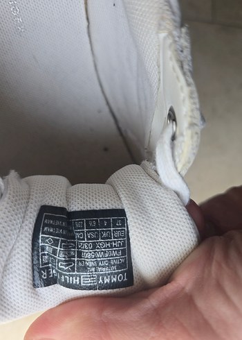 Tommy Beyaz Gri Yılan Desenli Platform Kadın Spor Ayakkabı 37 - Görsel 5