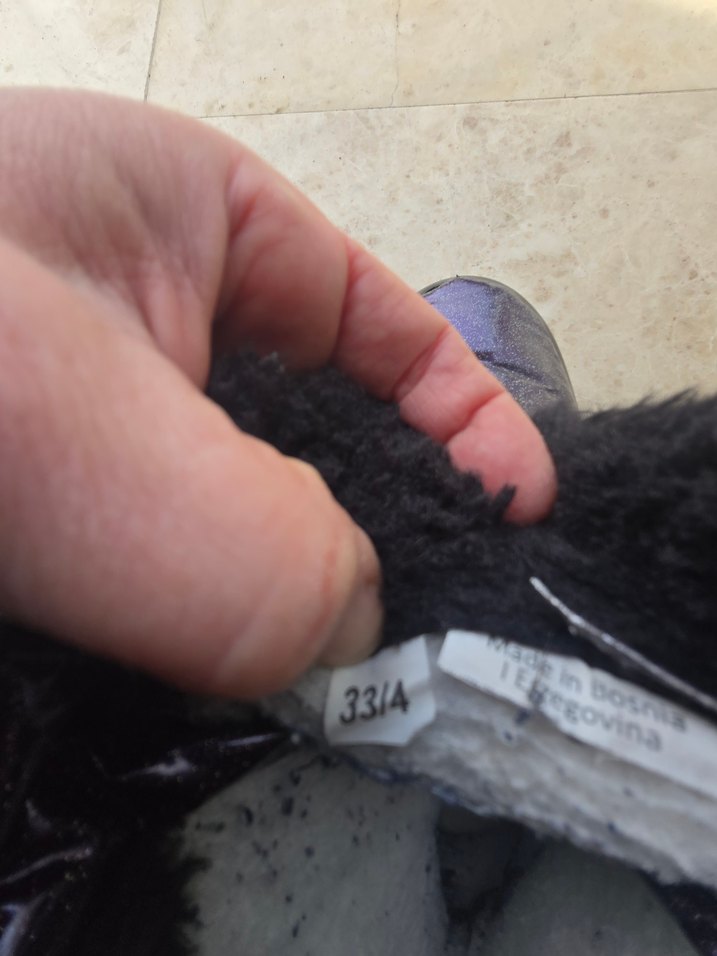 Buckhead Mor Yılan Desenli Kürklü Kız Çocuk Bot 33_34 - Görsel 4