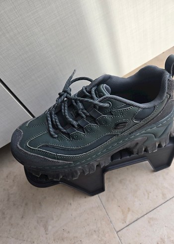 Skechers Koyu Yeşil Bağcıklı Kadın Spor Ayakkabı 36.5 - Görsel 7