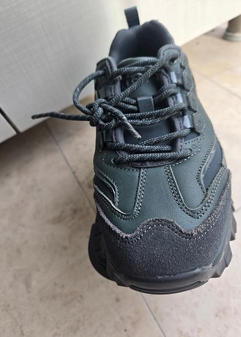 Skechers Koyu Yeşil Bağcıklı Kadın Spor Ayakkabı 36.5 - Görsel 2