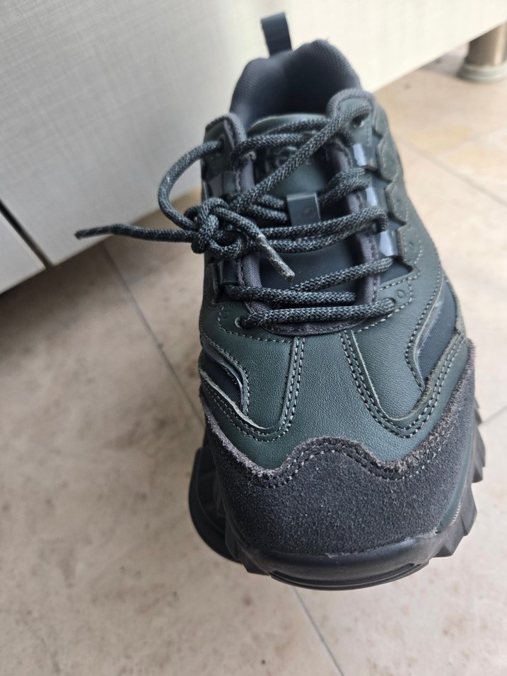 Skechers Koyu Yeşil Bağcıklı Kadın Spor Ayakkabı 36.5 - Görsel 2