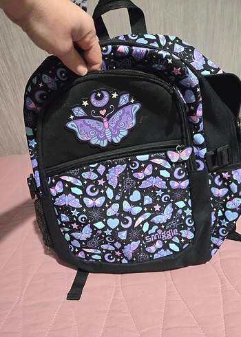 Smiggle Kelebek Desenli Mor Çocuk Sırt Çantası - Görsel 3