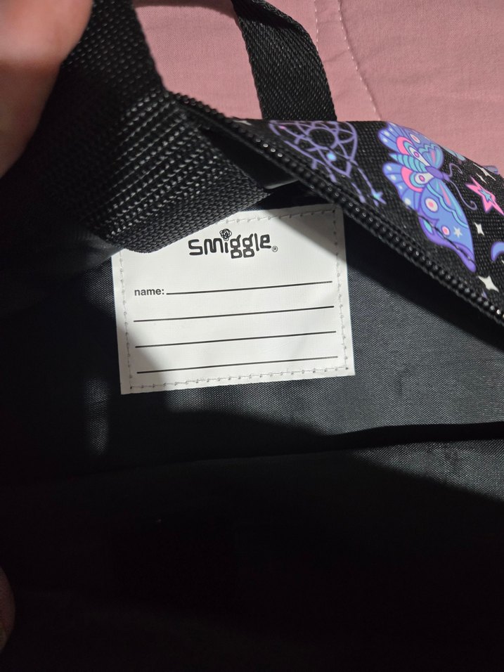 Smiggle Kelebek Desenli Mor Çocuk Sırt Çantası - Görsel 4