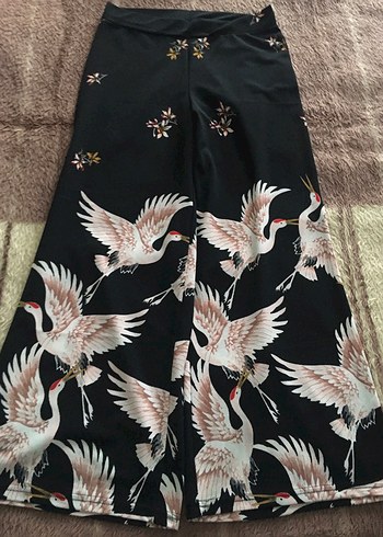 Desenli Yazlık Pantolon - Görsel 2