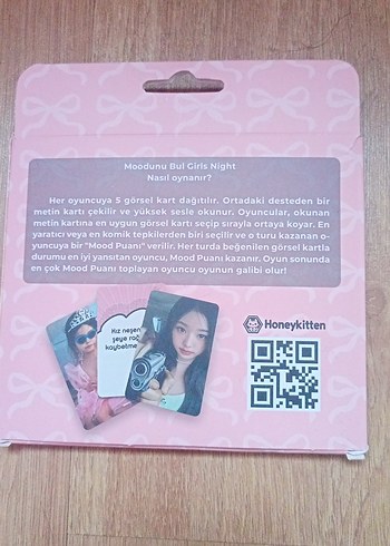 Pastel Pembe Mini Moodunu bul kart oyunu Honeykitten - Görsel 2