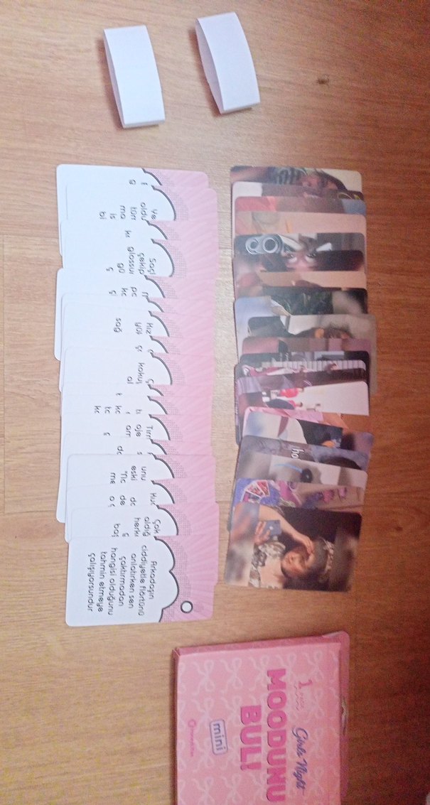 Pastel Pembe Mini Moodunu bul kart oyunu Honeykitten - Görsel 4