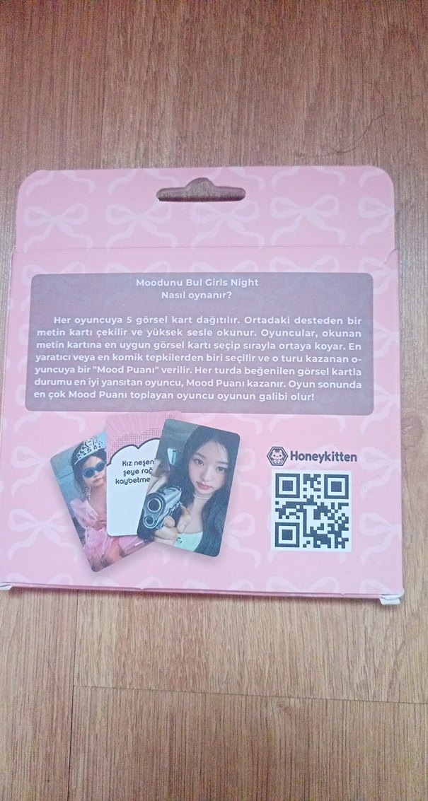 Pastel Pembe Mini Moodunu bul kart oyunu Honeykitten - Görsel 2