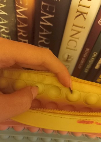 Renkli Popitli Cocuk Clutch Çanta - Görsel 6