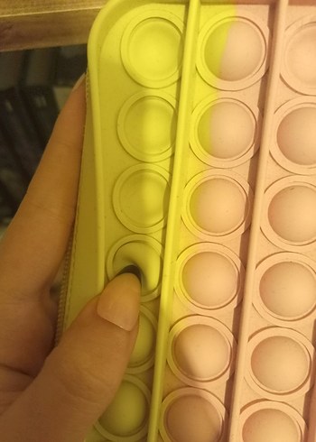 Renkli Popitli Cocuk Clutch Çanta - Görsel 5